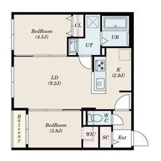 S-RESIDENCE南郷South【4階】の間取り