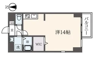 アルモ若松【2階】の間取り
