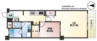 エルナージュ【3階】の間取り