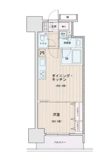 エスティメゾン錦糸町II【13階】の間取り