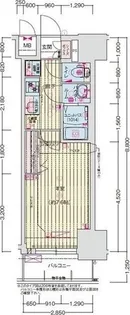 プレサンス上前津オレシア【5階】の間取り