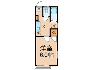 ローズハイツ【2階】の間取り