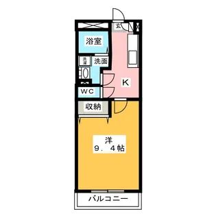 グローリアス ヒルK【2階】の間取り