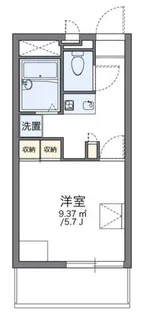 レオパレスサンボーン【1階】の間取り