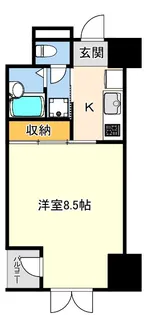 イーストン榴岡【5階】の間取り