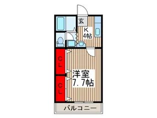 メゾントレゾア【1階】の間取り