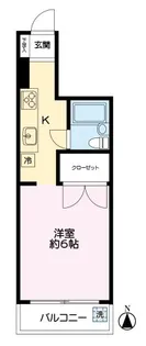 クレール川崎【2階】の間取り