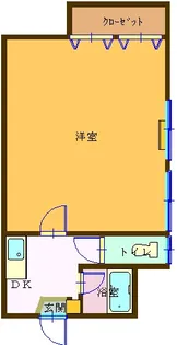 ハイムふじみ【1階】の間取り