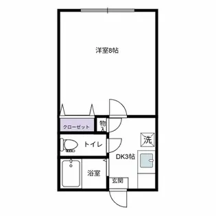 メゾンサンパティ【1階】の間取り