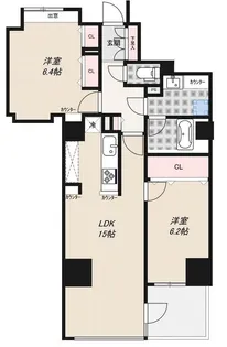 アマックス横浜【4階】の間取り
