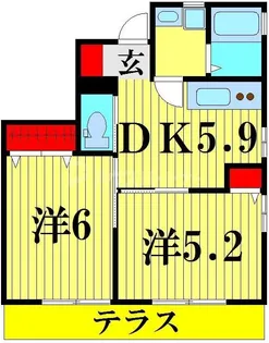 フォレストピア【1階】の間取り