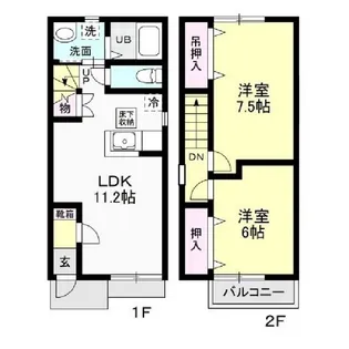 Clover Houseの間取り