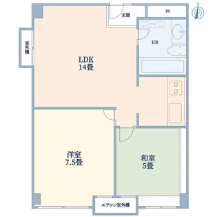 ホワイトハウスベル田園調布【2階】の間取り