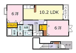 セレーノ A【2階】の間取り