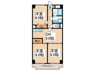 パストラル青葉台【5階】の間取り