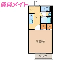 ナチュールA棟【1階】の間取り