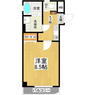 メゾン桜町【1階】の間取り