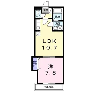 メゾン・ド・ソレイユ【3階】の間取り