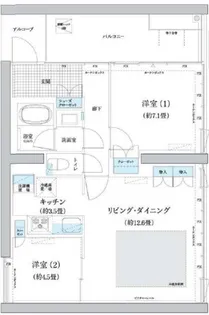 ガーデニエール砧 WEST【7階】の間取り