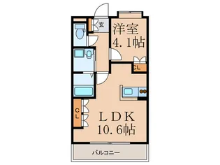 グレイス・ビィラI【2階】の間取り