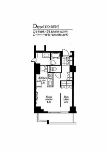フレンシア外苑西【2階】の間取り