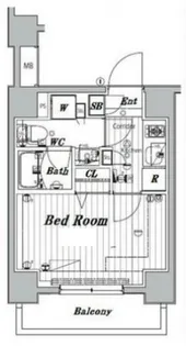 メイクスデザイン大森【4階】の間取り