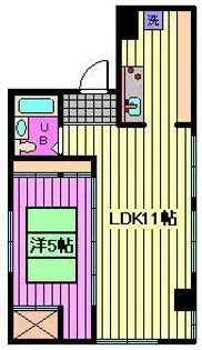 ひかりビル【4階】の間取り