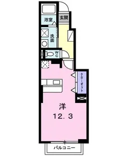 グレイス ストリート【1階】の間取り
