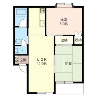 グランドールA【1階】の間取り
