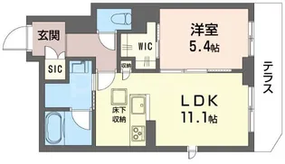 シャーメゾン ボヌール【1階】の間取り