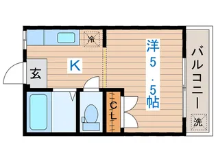 サンハイム【2階】の間取り