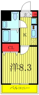 ファーストコート赤羽【1階】の間取り