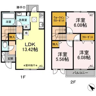 ビバーチェの間取り