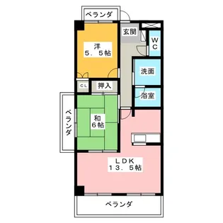 フォレステリア【4階】の間取り