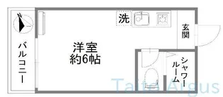 高輪ダイヤハイツ【8階】の間取り