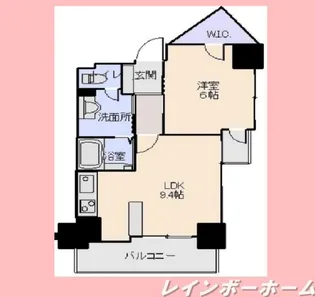 G 1BLDG.旭町【8階】の間取り