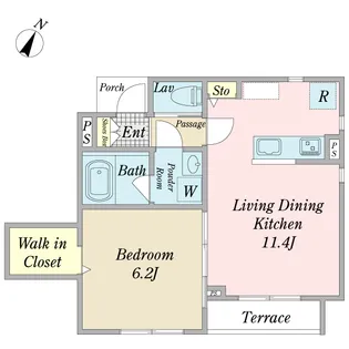 エアル【1階】の間取り