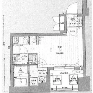 エスライズ西本町【3階】の間取り