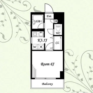 モアリッシェル多摩ニュータウン【4階】の間取り