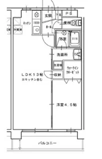 下中野S-1ビル【4階】の間取り
