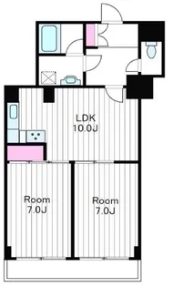コートハイム横浜【4階】の間取り