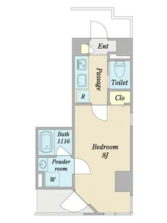 グランバレ センター北【10階】の間取り