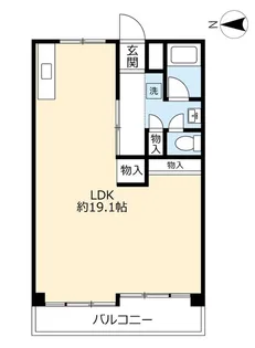 UR尾上【7階】の間取り