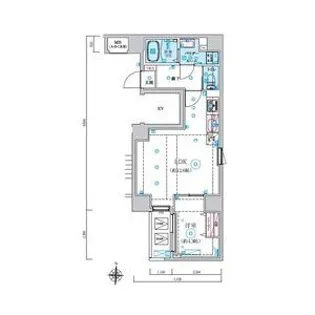 リヴシティ両国五番館【4階】の間取り