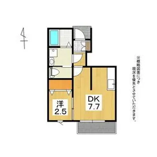 リトスメラン図景B【1階】の間取り
