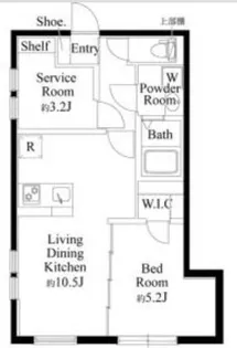 フォルスクラス駒込西ヶ原【3階】の間取り