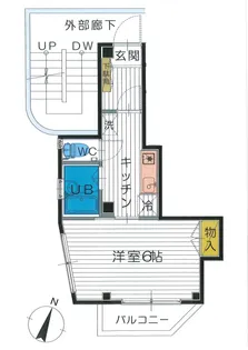 プラットメゾン新町【3階】の間取り