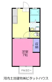 ハピネスフィオーレ A【2階】の間取り