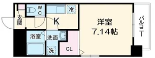 ネオシティ天神橋【4階】の間取り