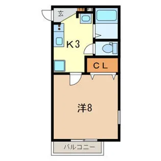 レ・フレール【3階】の間取り